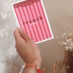 Le duo de l'été "french riviera" carte + bracelet