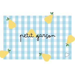 Carte "petit garçon"