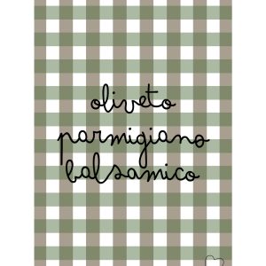 Carte "oliveto parmigiano balsamico"
